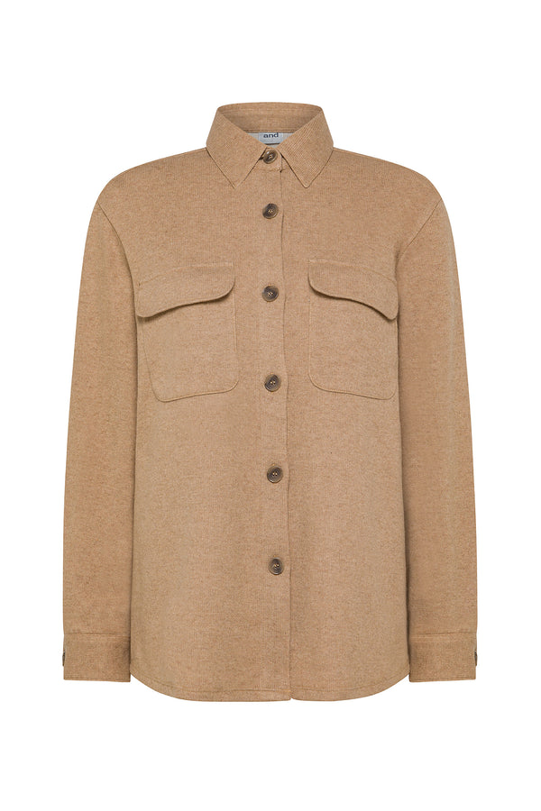 OVERSHIRT IN COTTON-WOOL