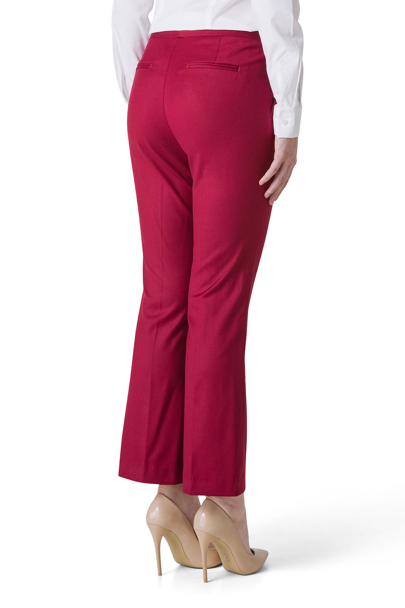 PANTALONE KICK-FLARE NERVATURE DAVANTI