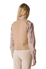 GILET IN TESSUTO WOOL-COTT