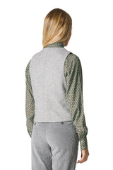 GILET IN TESSUTO WOOL-COTT