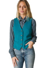 GILET IN TESSUTO WOOL-COTT