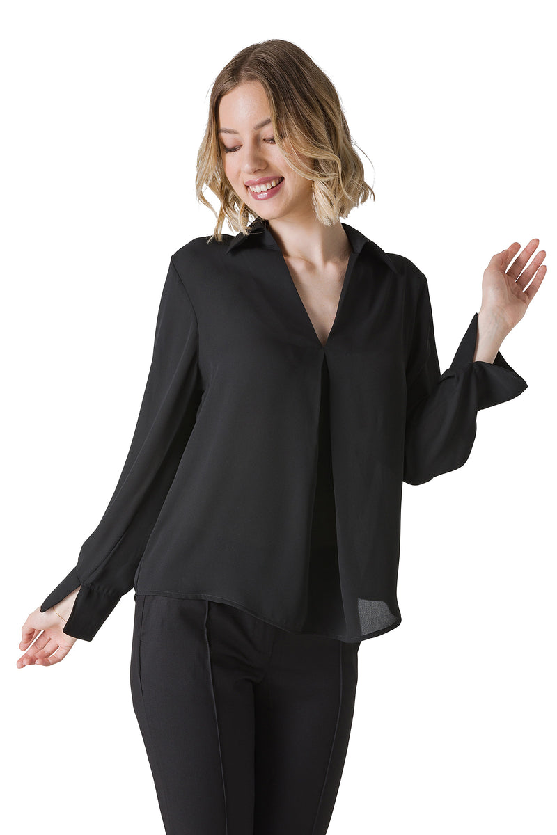 BLUSA IN CREPE-GEORGETTE