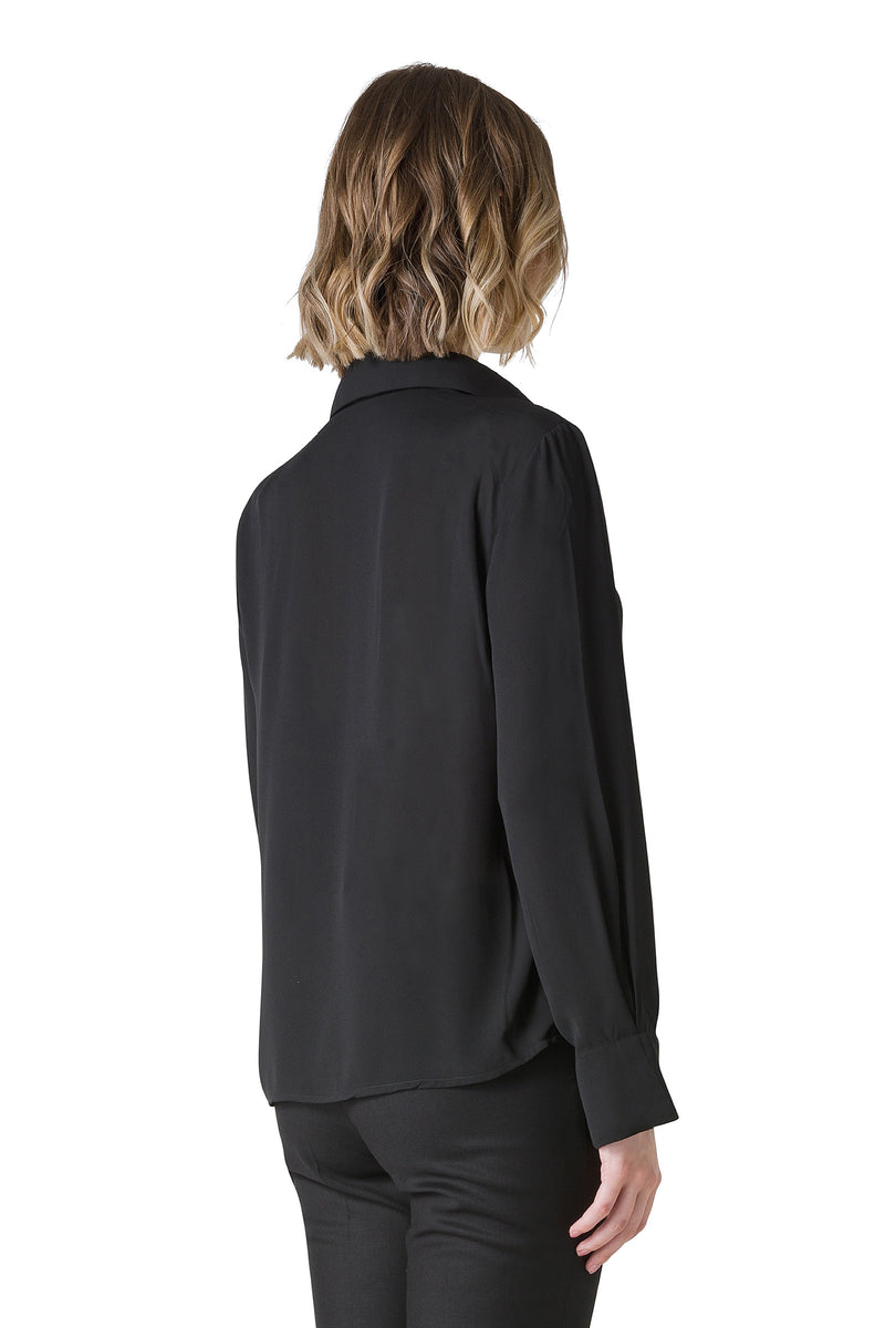 BLUSA IN CREPE-GEORGETTE