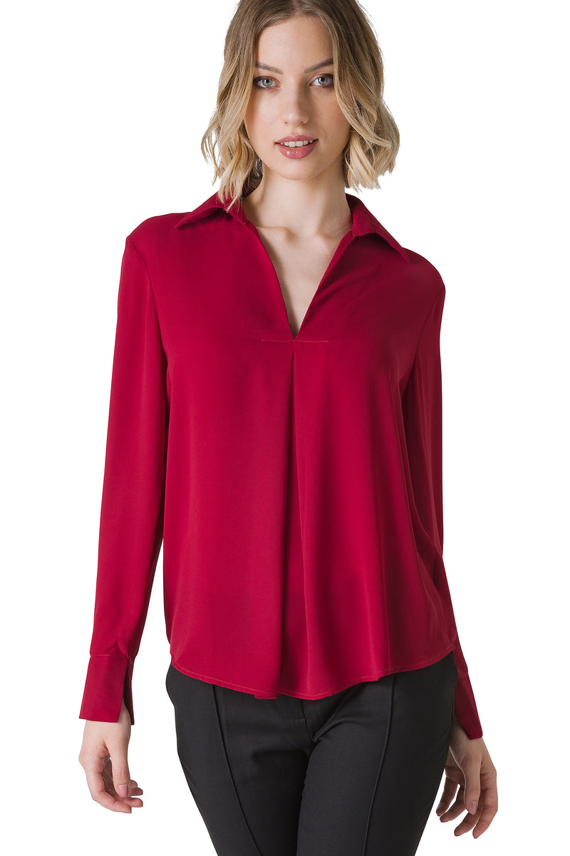 BLUSA IN CREPE-GEORGETTE