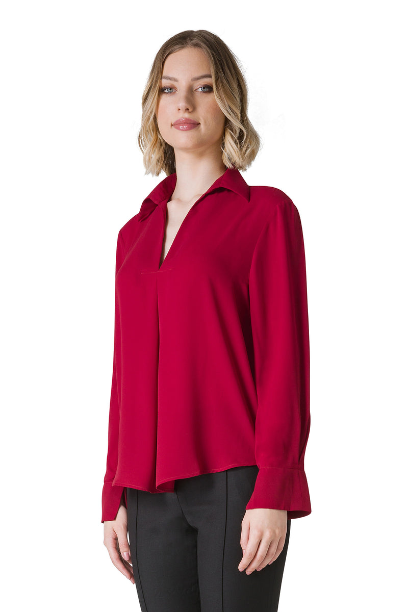 BLUSA IN CREPE-GEORGETTE