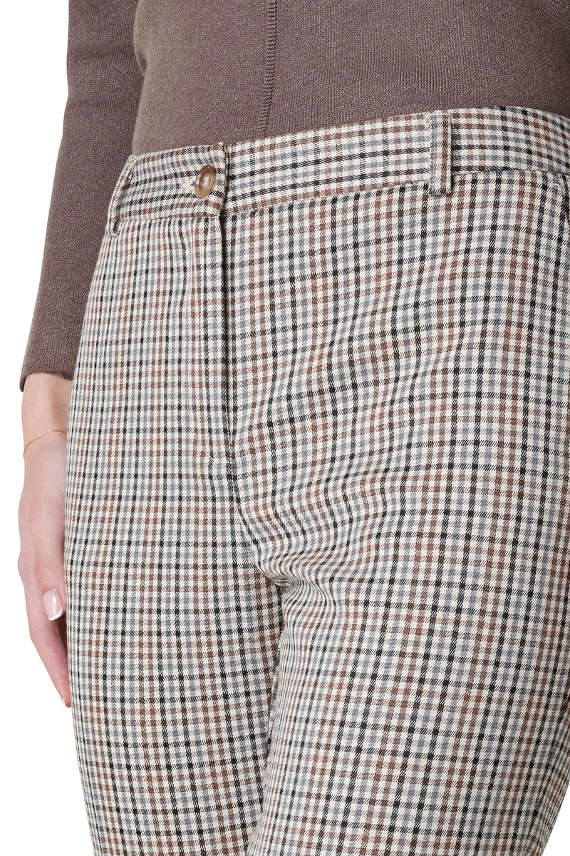 PANTALONE IN PIED DE POULE