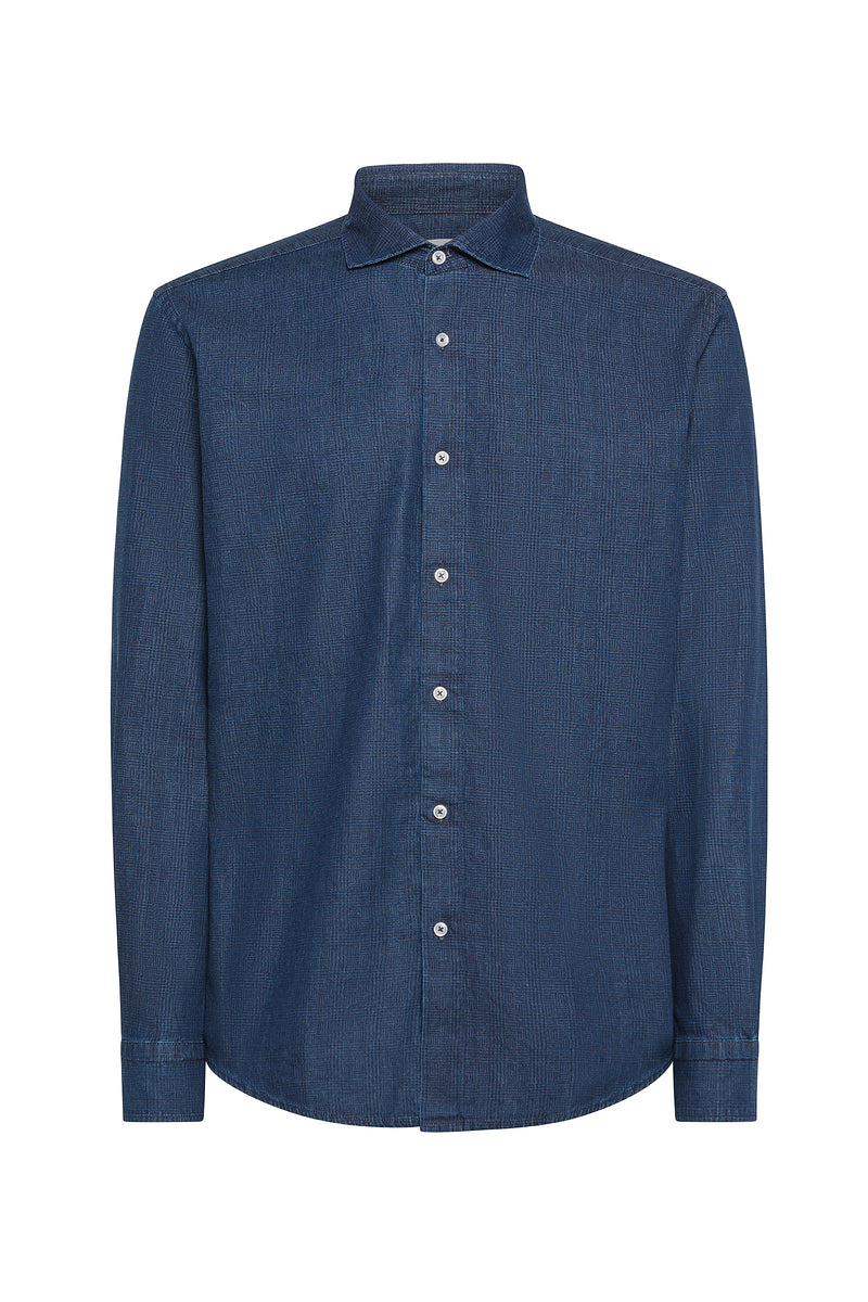 CAMICIA QUADRO DENIM