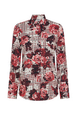 CAMICIA STAMPA ROSE