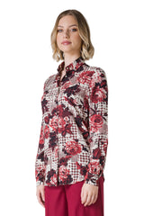 CAMICIA STAMPA ROSE