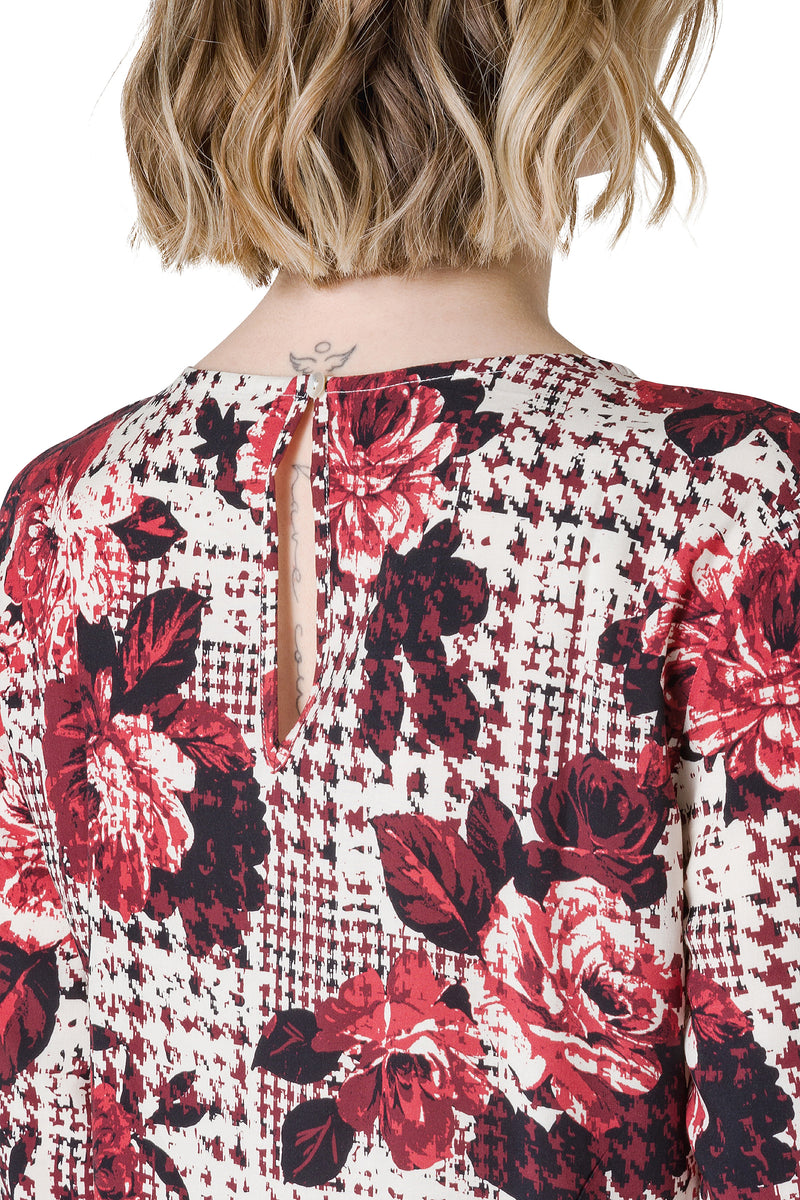 BLUSA STAMPA ROSE