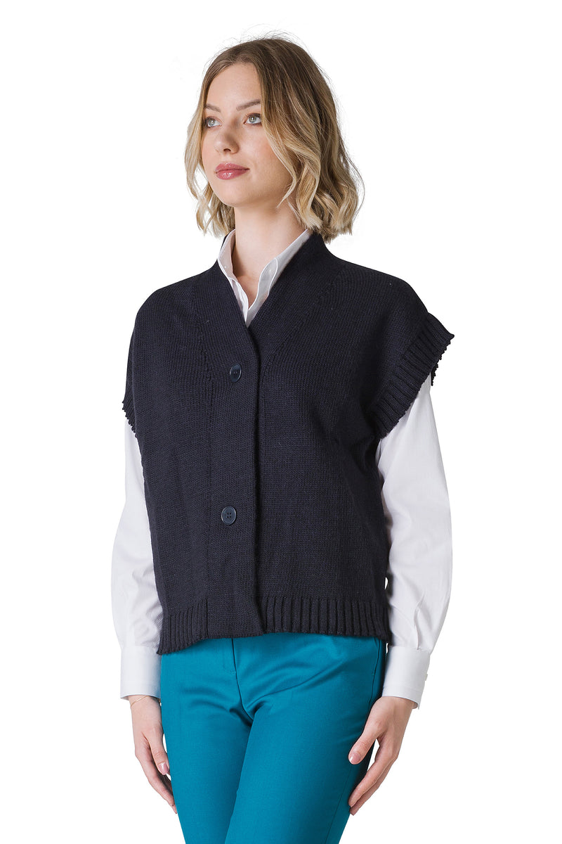 GILET IN PURA LANA