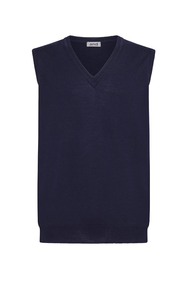 GILET IN MAGLIA RASATA