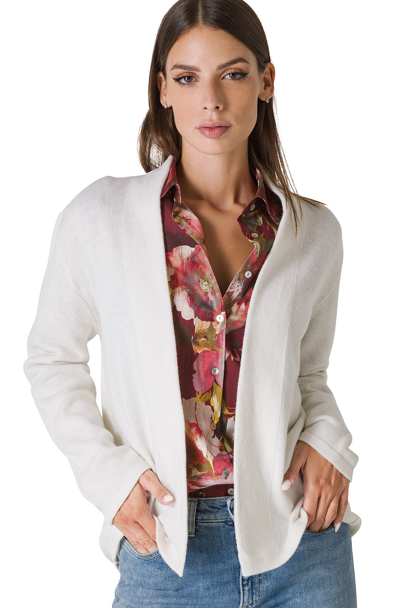 CARDIGAN IN FILATO CASH-FIVE