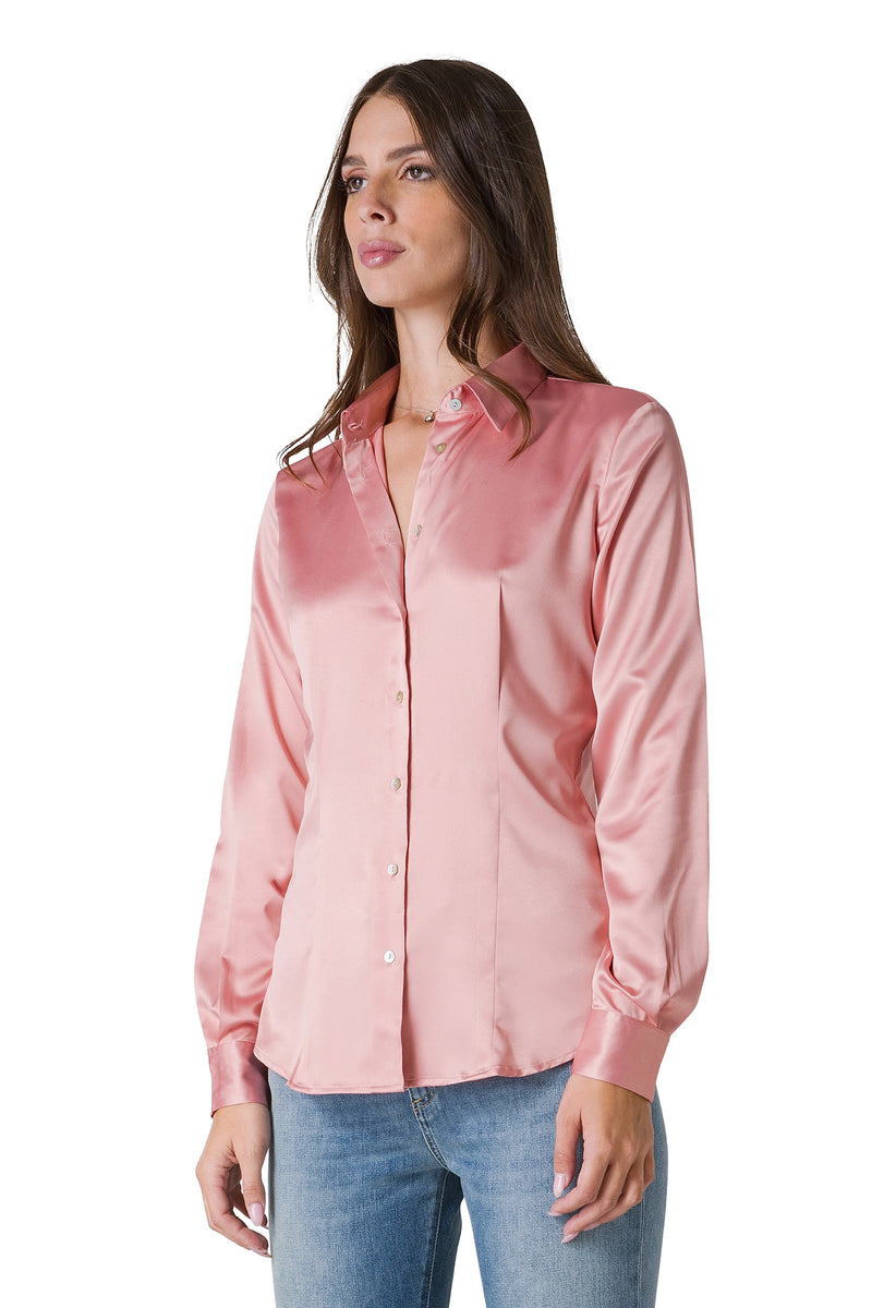 CAMICIA IN RASO STRETCH