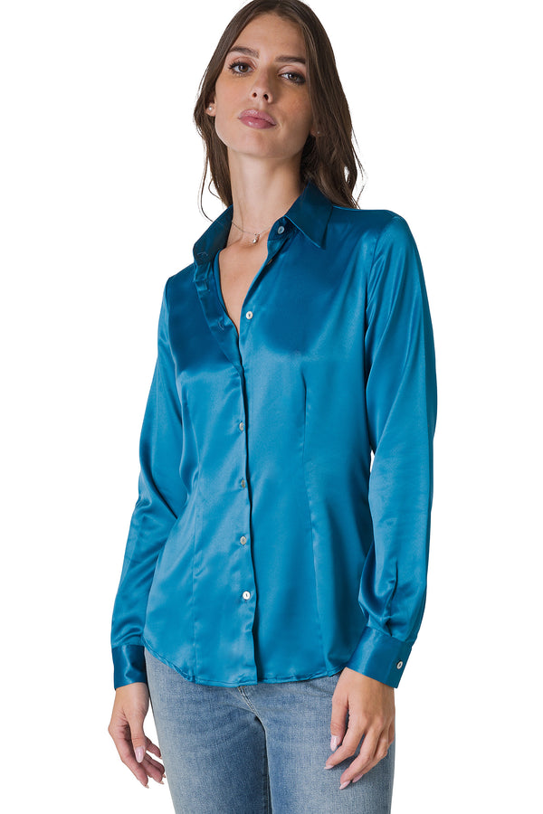 CAMICIA IN RASO STRETCH