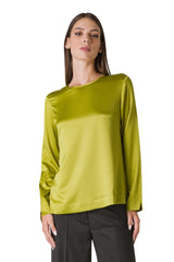 BLUSA IN RASO STRECH