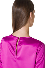 BLUSA IN RASO STRECH