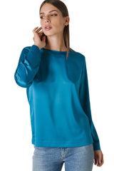 BLUSA IN RASO STRECH