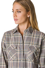 CAMICIA IN FLANELLA DI COTONE A QUADRI