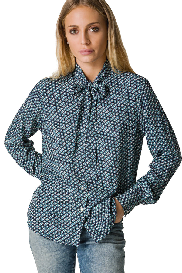 CAMICIA STAMPA CRAVATTERIA