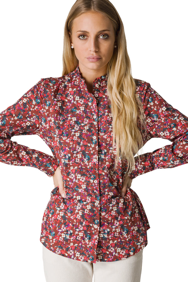 CAMICIA STAMPA MICROFIORE