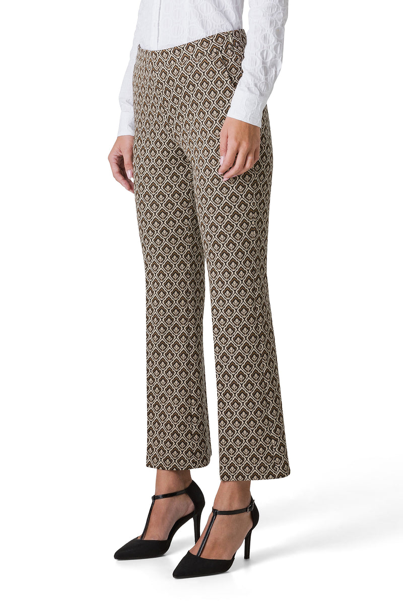 PANTALONE IN JERSEY JACQUARD