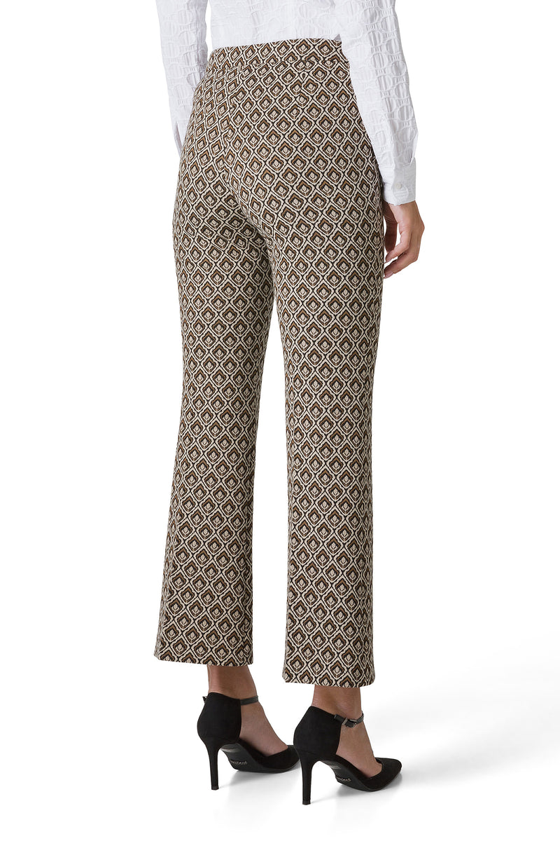 PANTALONE IN JERSEY JACQUARD