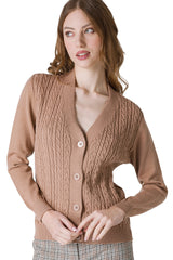 CARDIGAN IN MISTO LANA