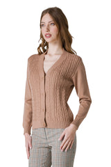 CARDIGAN IN MISTO LANA