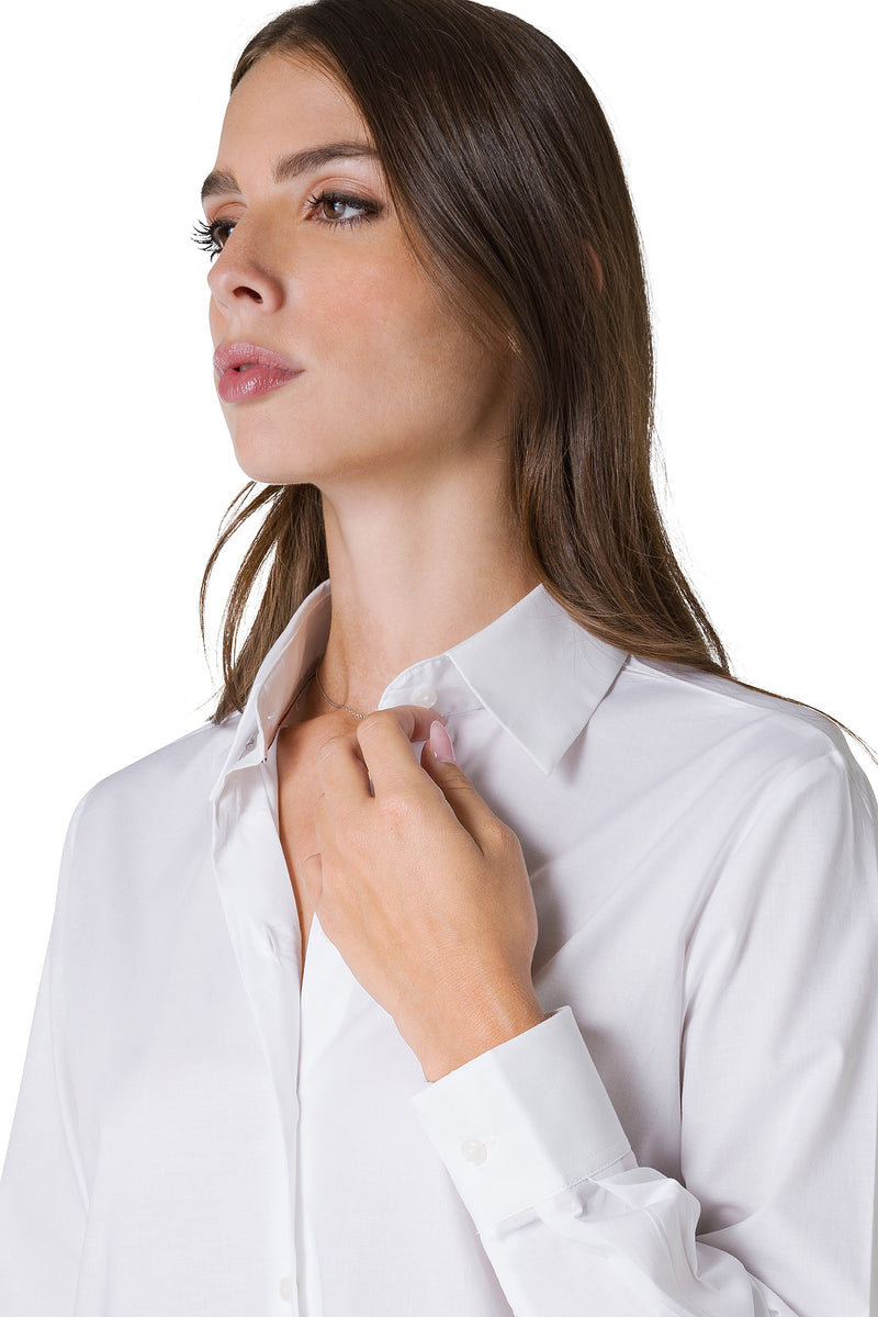 CAMICIA CON PIPING INTERNO COLLO E SOTTOPOLSO TART