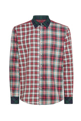 CAMICIA TARTAN PATCHWORK