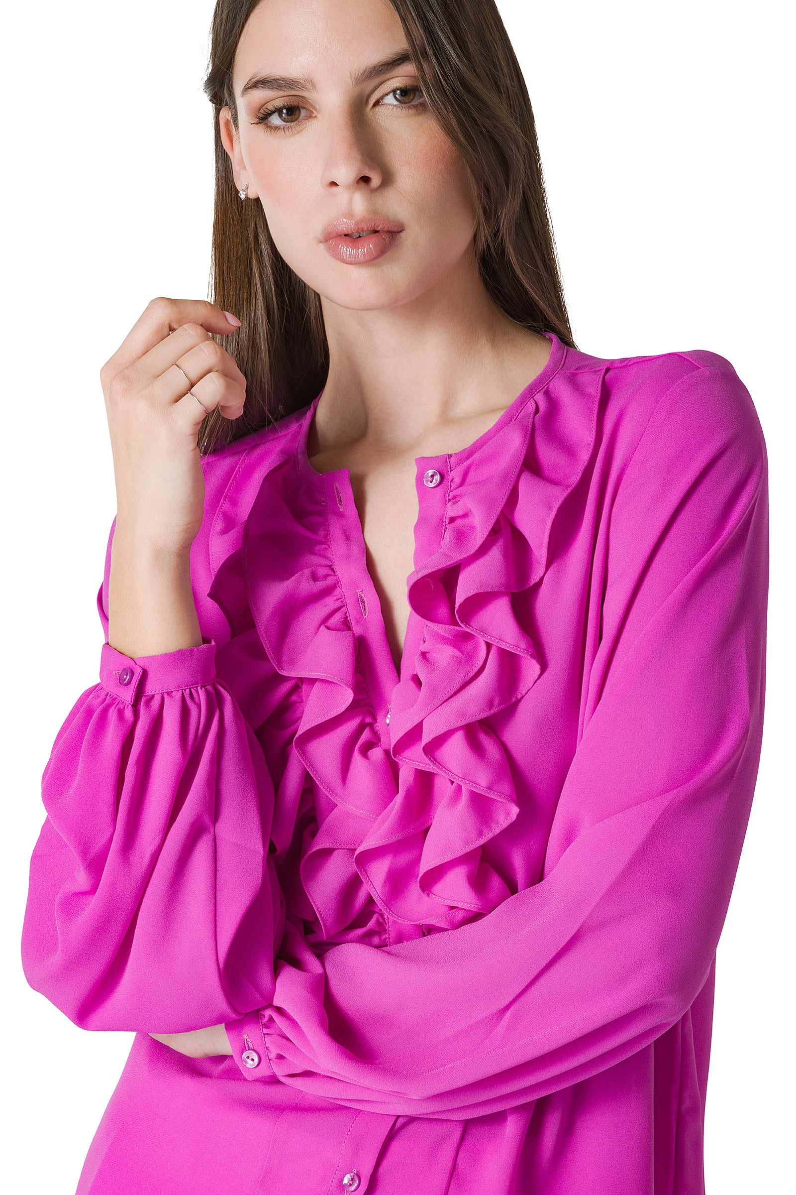 Abito Azzurro Abito Maglia Ragazze Smiling Pinker Maniche Lunghe