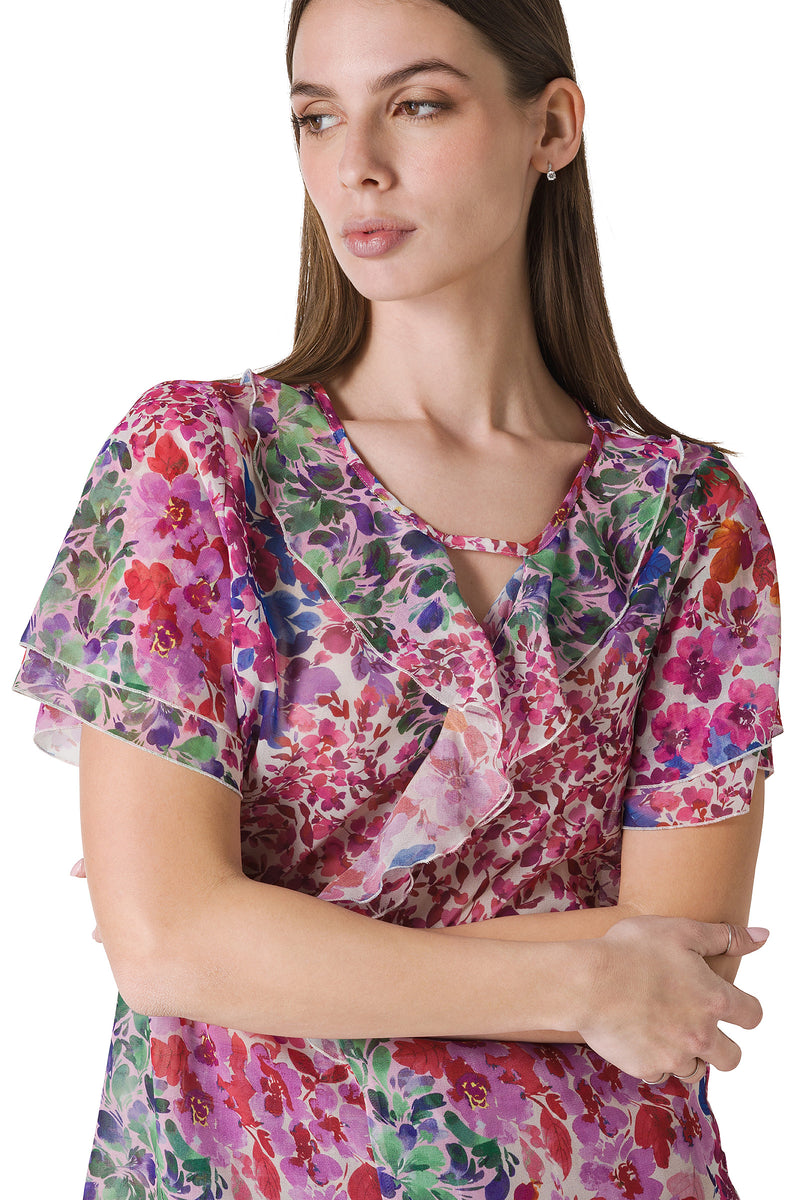 BLUSA PATCH DI FIORI