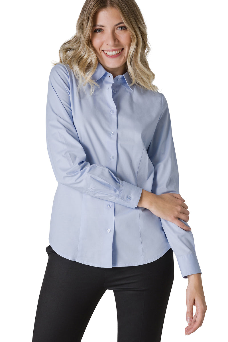 CAMICIA IN COTONE ELASTICIZZATO