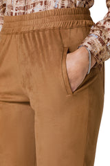 PANTALONE ECO SUEDE LINEA JOGGER