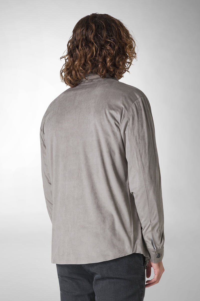 OVERSHIRT IN ECO SUEDE