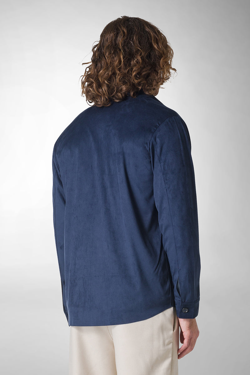 OVERSHIRT IN ECO SUEDE