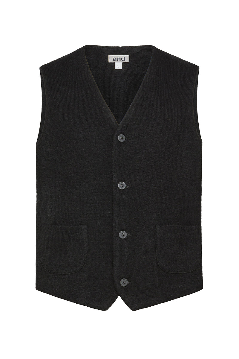 GILET IN JERSEY DI MAGLIA