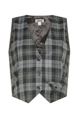 GILET IN TESSUTO TARTAN