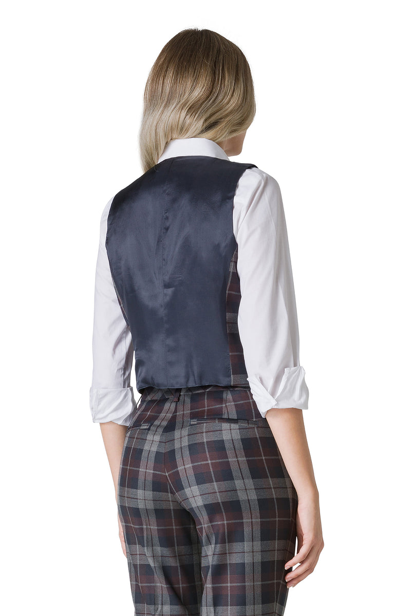 GILET IN TESSUTO TARTAN