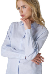 CAMICIA IN MISTO LINO MILLE-RIGHE