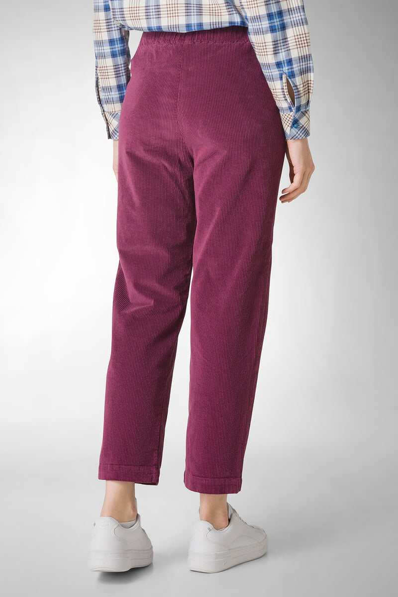 PANTALONE ELASTICO IN VITA CON COULISSE