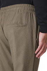 PANTALONE ELASTICO IN VITA CON COULISSE