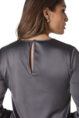 BLUSA IN RASO STRETCH