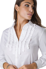 CAMICIA CON ROUCHES DAVANTI