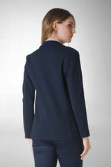 BLAZER IN TESSUTO TECNICO ARMATURATO STRETCH