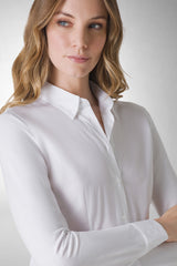 CAMICIA IN POPELINE DI COTONE STRETCH