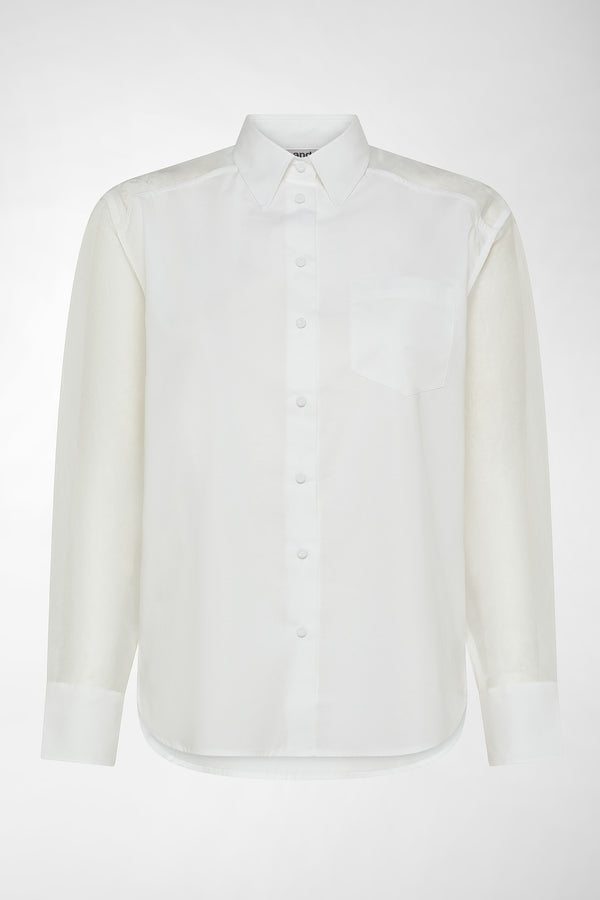 CAMICIA MANICHE IN ORGANZA