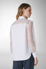 CAMICIA MANICHE IN ORGANZA