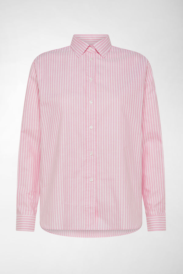 CAMICIA IN TESSUTO PIN POINT RIGATO